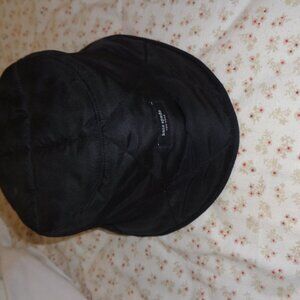 Lovely black kate spade hat for winter time or rainy days